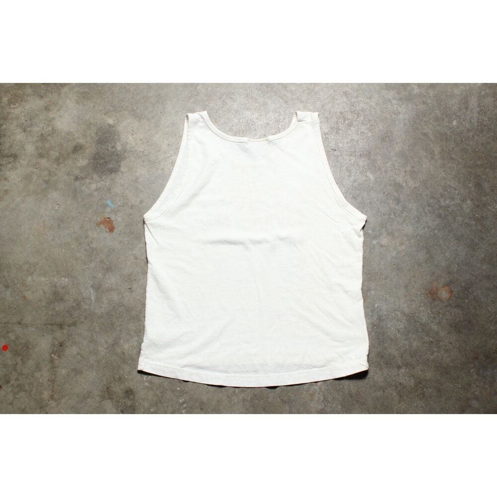 Vintage 90's The Bite of Seattle 1990 Washington White Tank Top Shirt - Medium